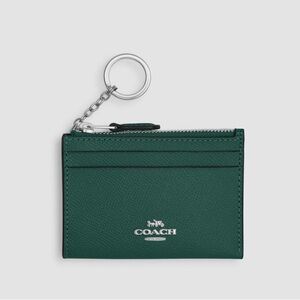 Coach Green Mini Skinny ID Case